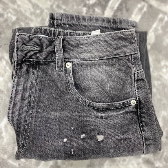 Distress Mom Jeans - Picture 2 of 2